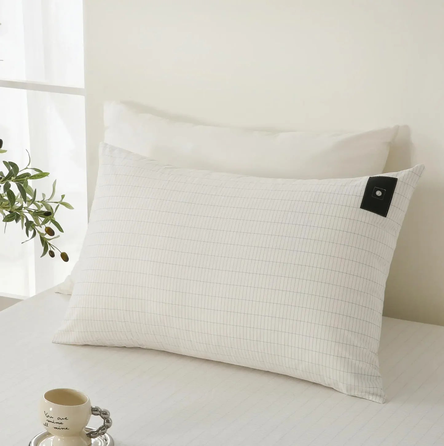 Nicello™ Grounding Pillowcase Set – 2 Pack | Organic Cotton & Silver Thread